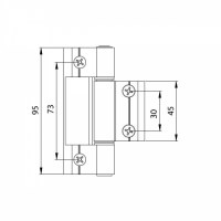 cerniera a pettine per G.A. disegno tecnico